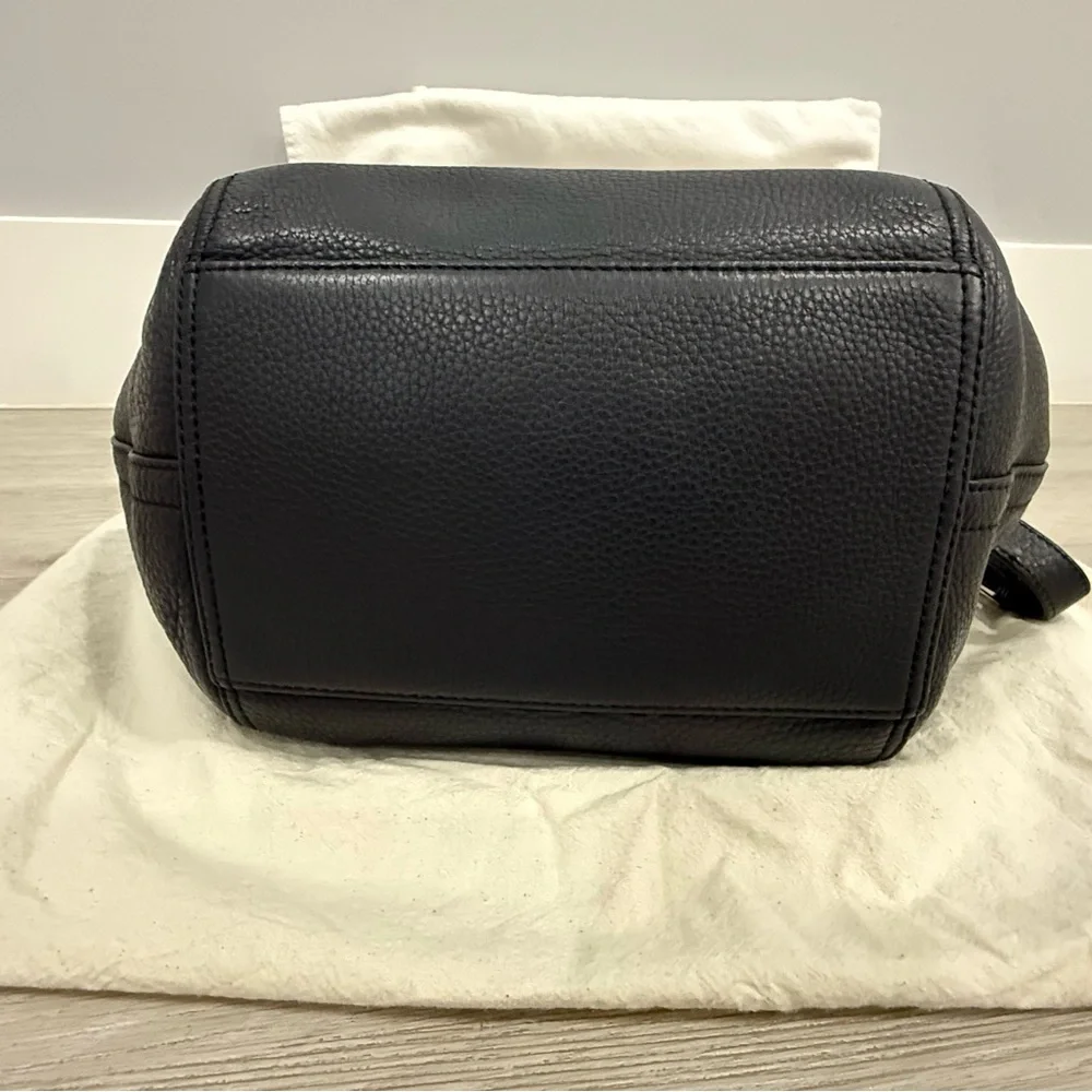 Tory Burch leather Bag | half moon braided strap cross body